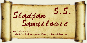 Slađan Samuilović vizit kartica